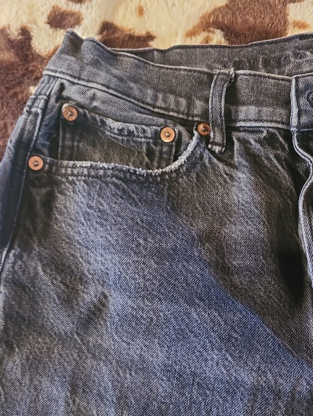 American Eagle Outfitters Boyfriend Jeans - Faded Black - Picture 7 of 11